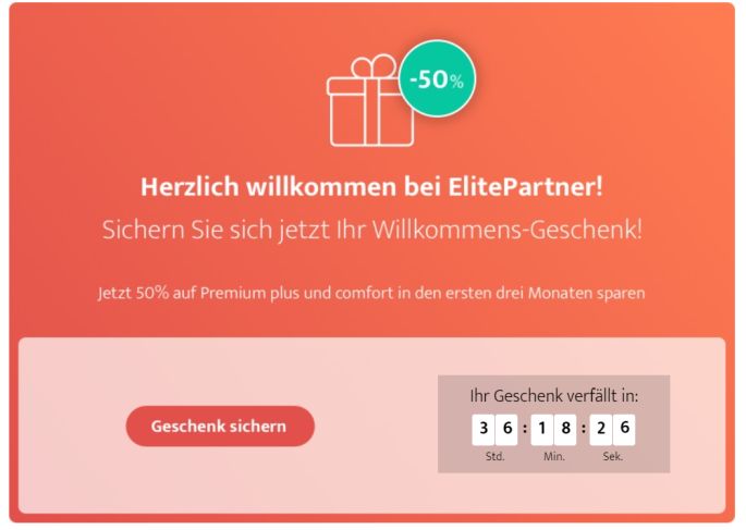 Elitepartner Rabatt